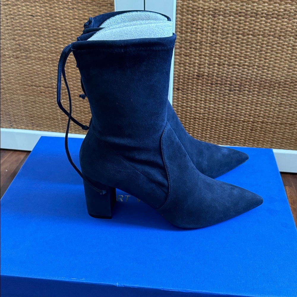 NIB Stuart Weitzman Suede Booties - Picture 3 of 5